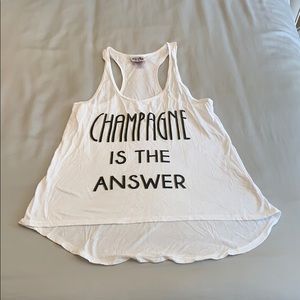 Champagne tank! Graphic tee